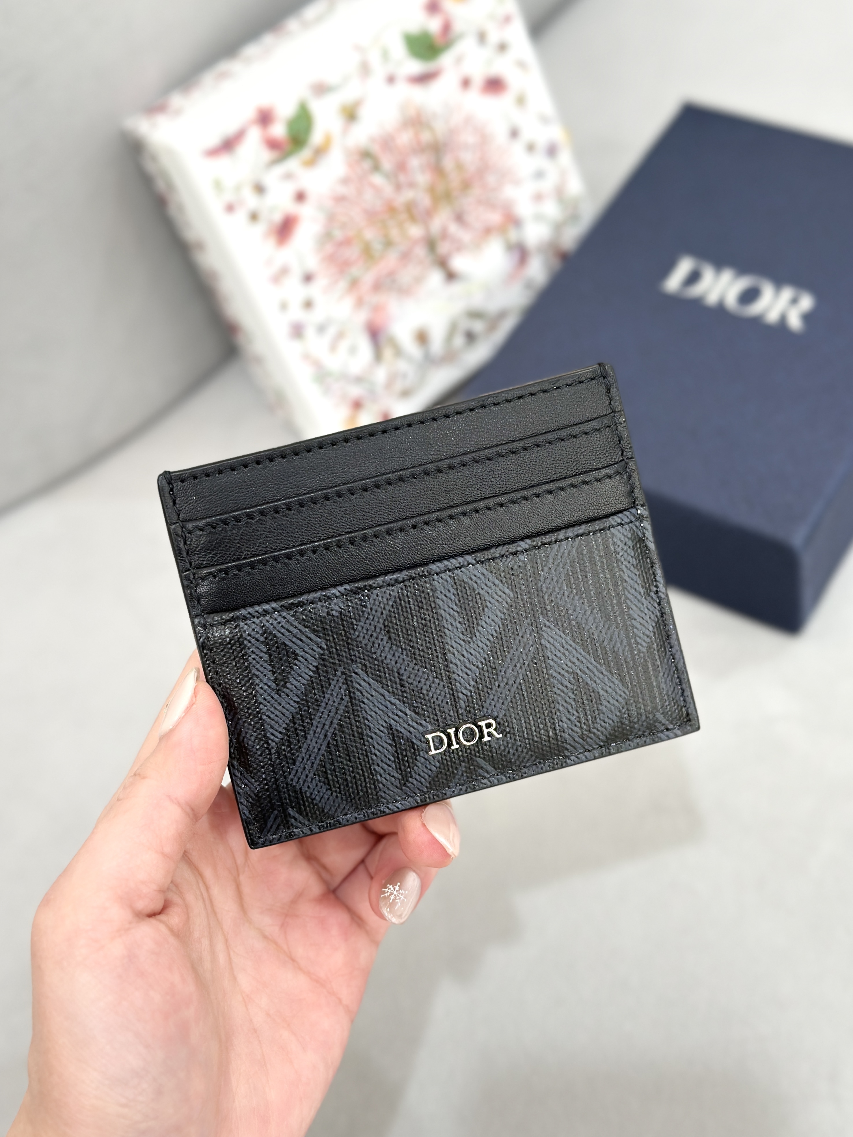 DIOR CD Diamond Cardholder