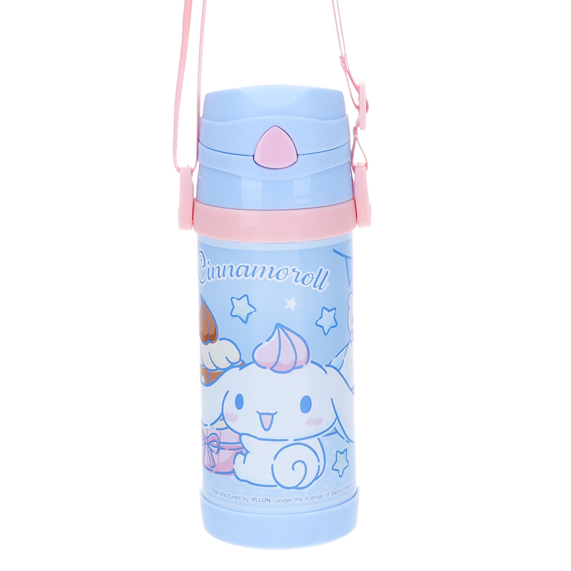 Cinnamoroll 玉桂狗 350ml 不鏽鋼保溫水樽連頸繩 9-8344-2