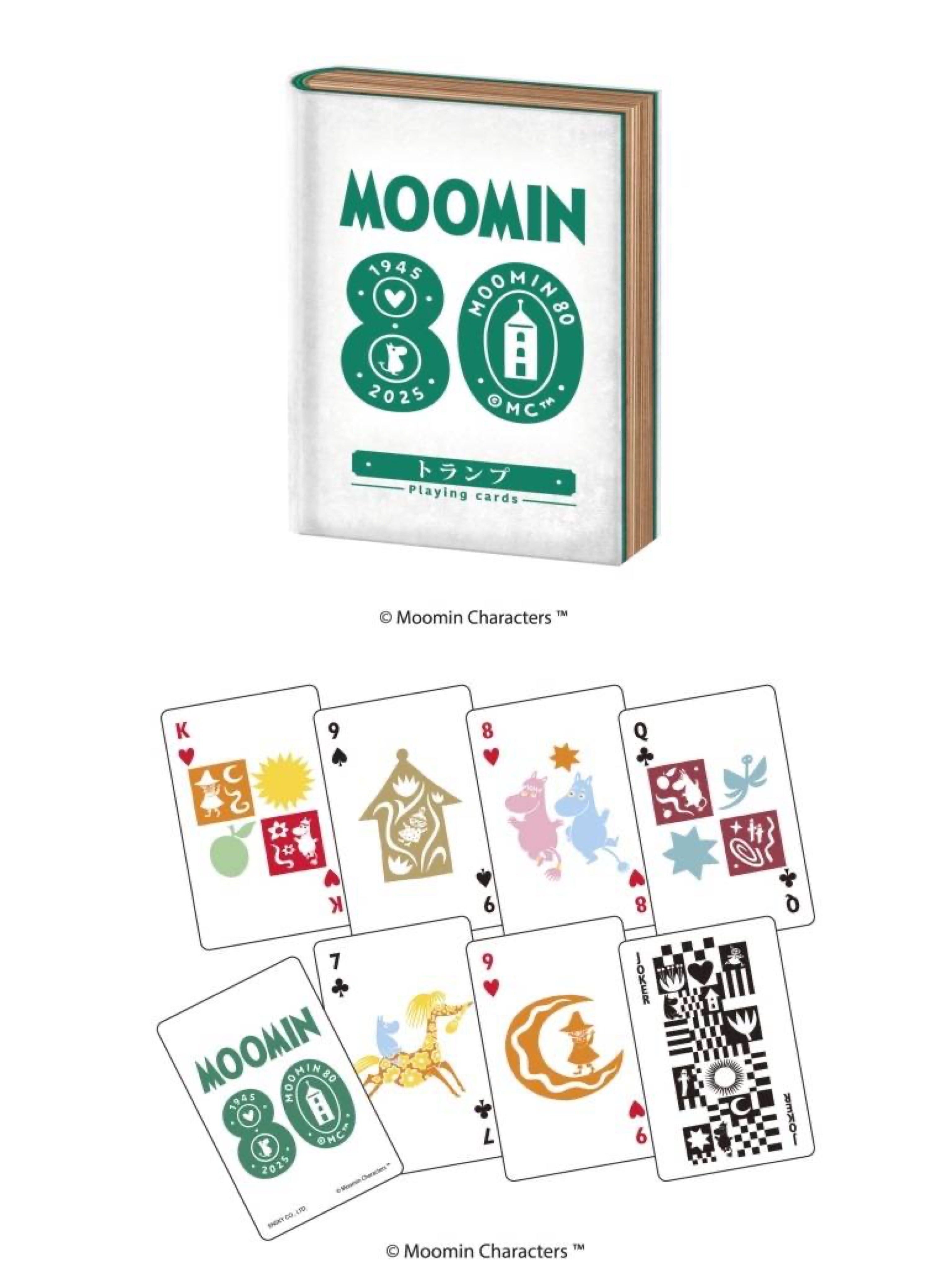 4970381806057預訂 2025/3月 Moomin: Playing Cards - 80th Anniversary Edition [Ensky]