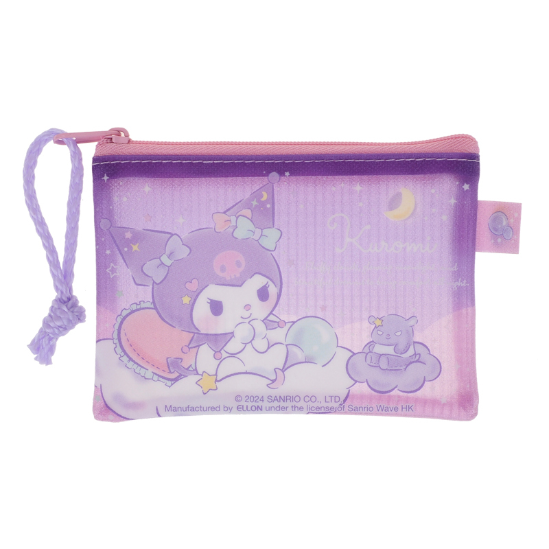 Kuromi 閃紗網底文件袋-迷你 9-5478-56