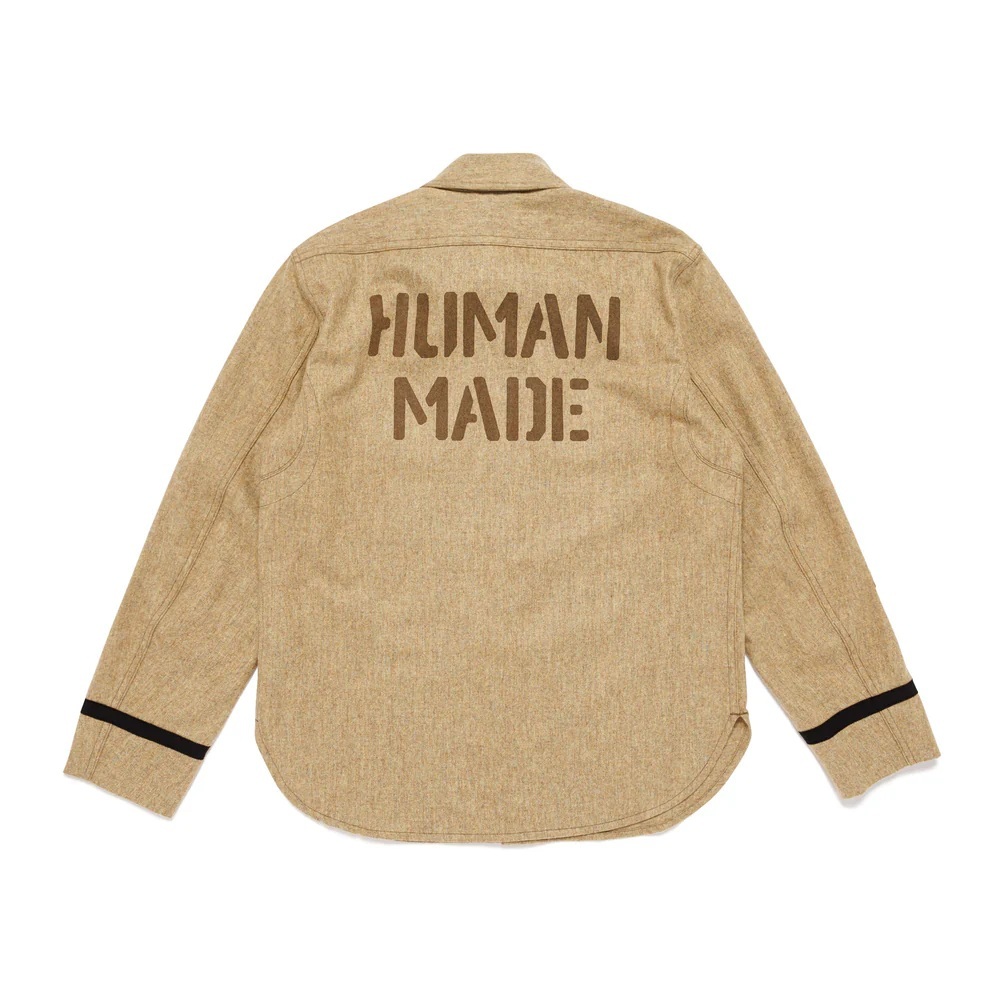HUMAN MADE SERVICE SHIRT - BEIGE PRE ORDER ITEM (預訂中)