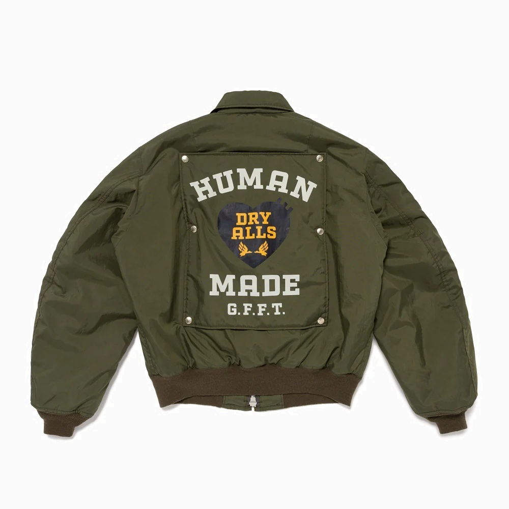 HUMAN MADE FLIGHT JACKET - OLIVE PRE ORDER ITEM (預訂中)