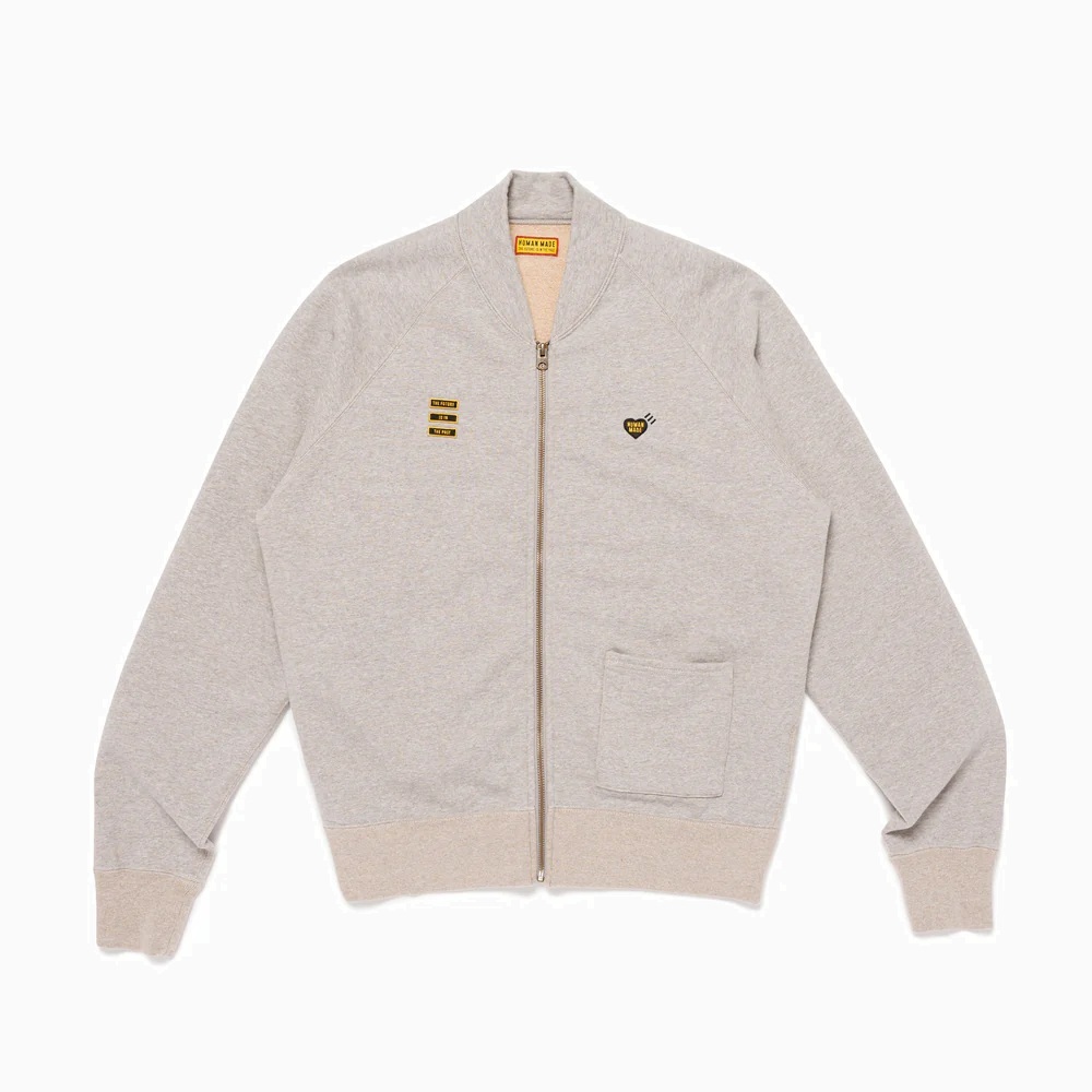 HUMAN MADE 2025 SWEAT CARDIGAN - GREY PRE ORDER ITEM (預訂中)