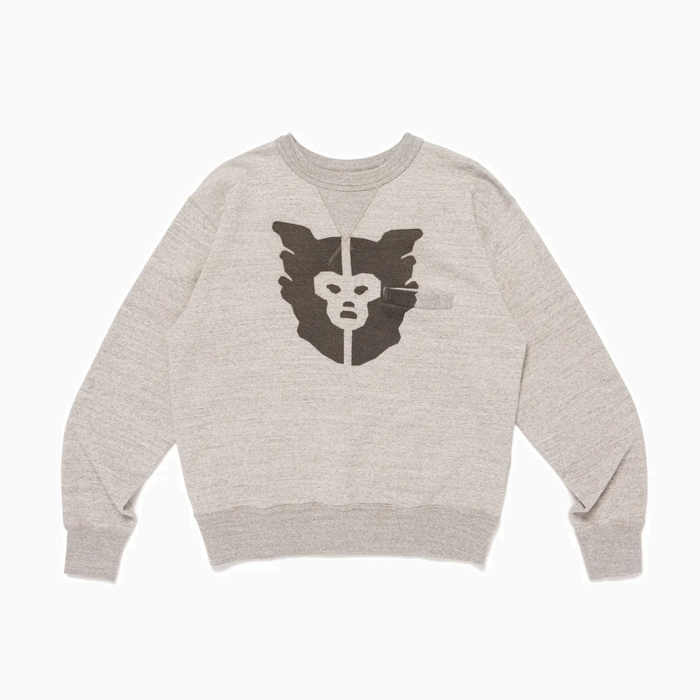 HUMAN MADE 2025 MILITARY SWEATSHIRT SERVICE - GREY PRE ORDER ITEM (預訂中)