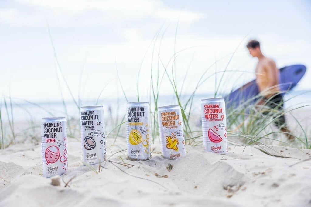 [1罐] Bonsoy - 天然氣泡椰子水  - 原味 320ml