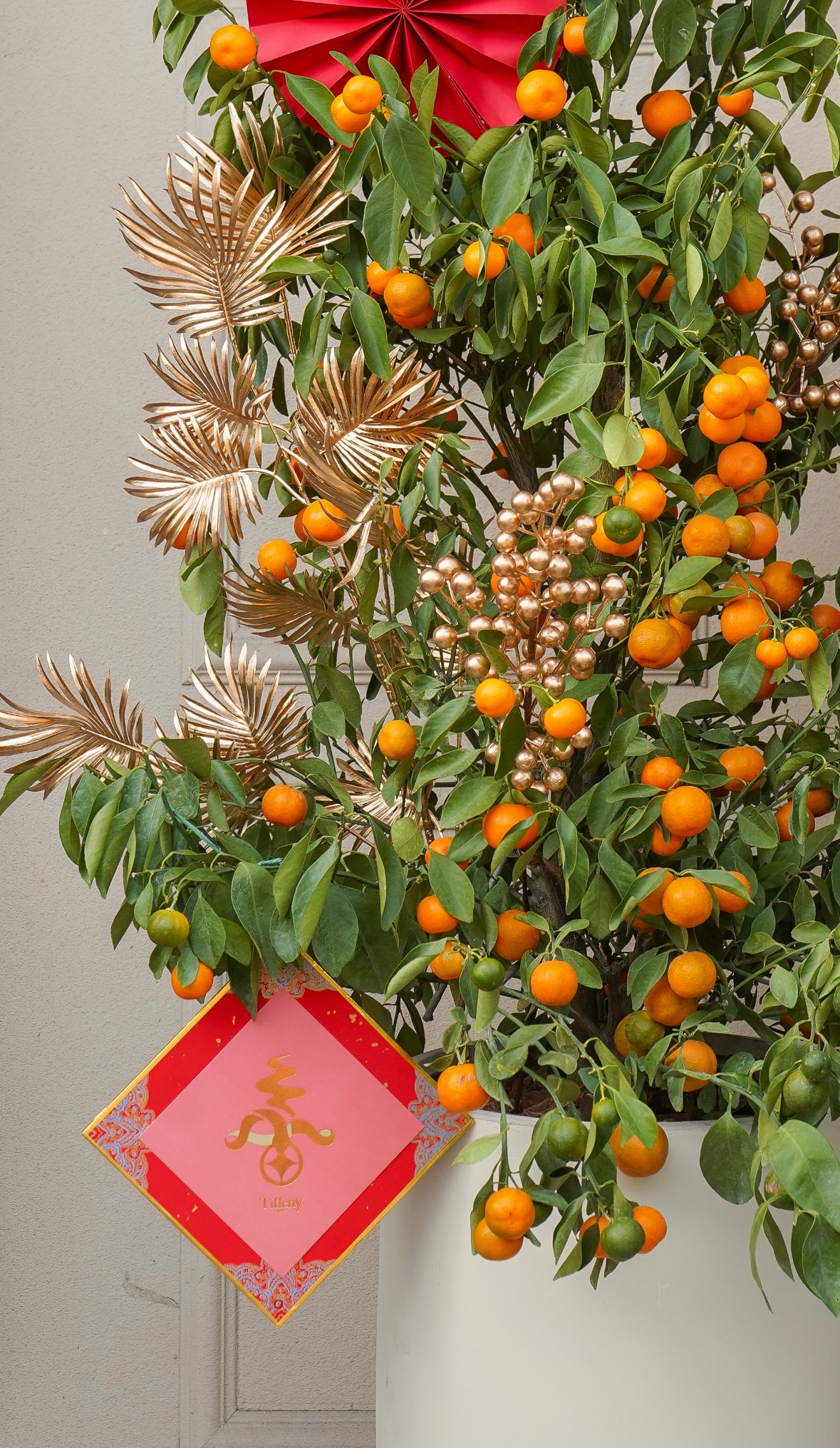 New Year Orange Planet