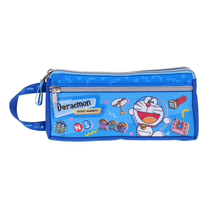 Doraemon 三拉鏈筆袋 3-8334-1