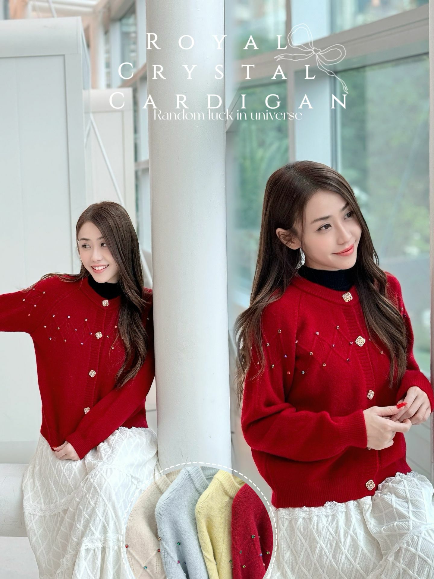 TOP#6798🤍皇室寶石毛衣