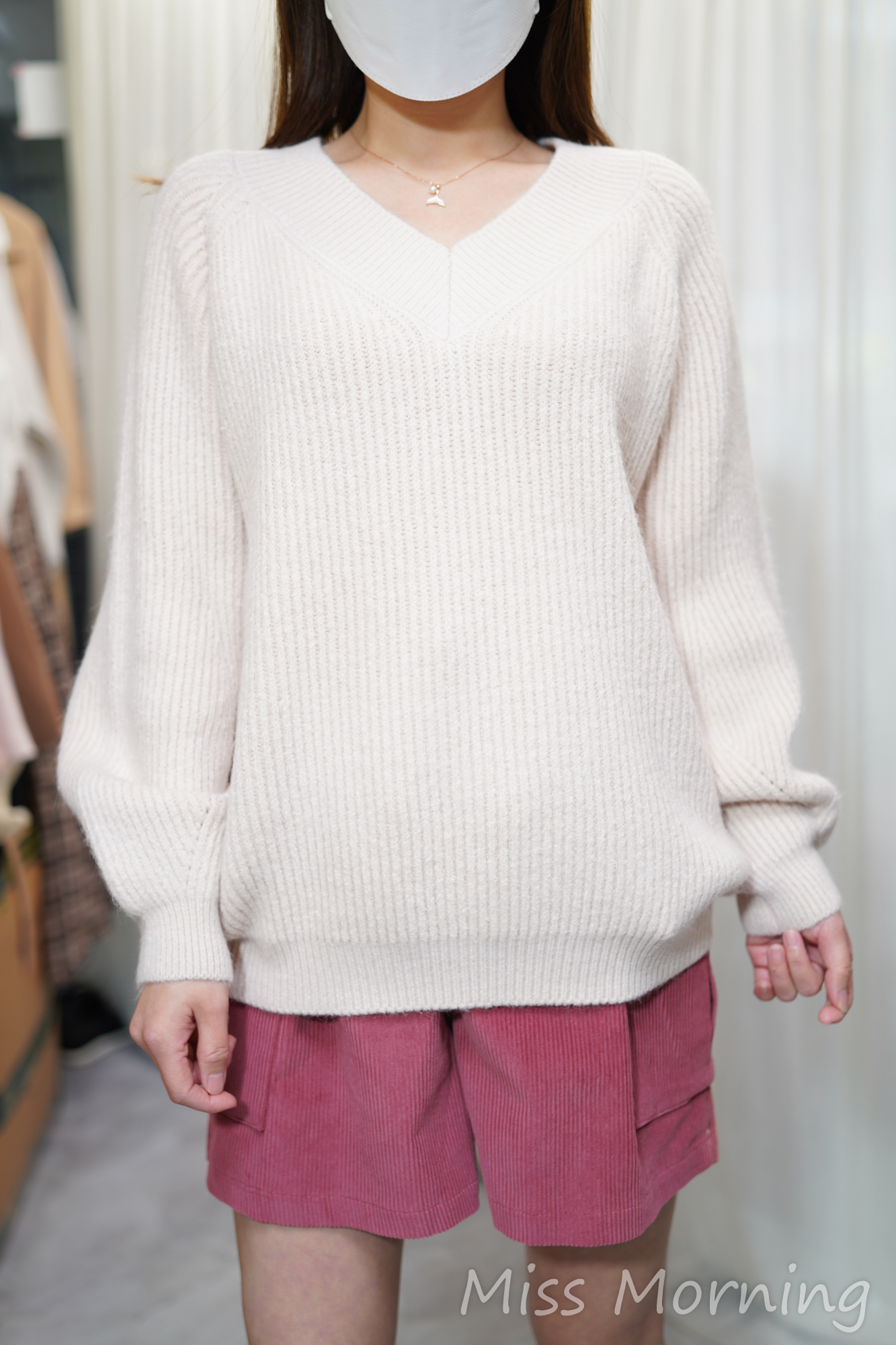 唔揀人著V領Top(14401)