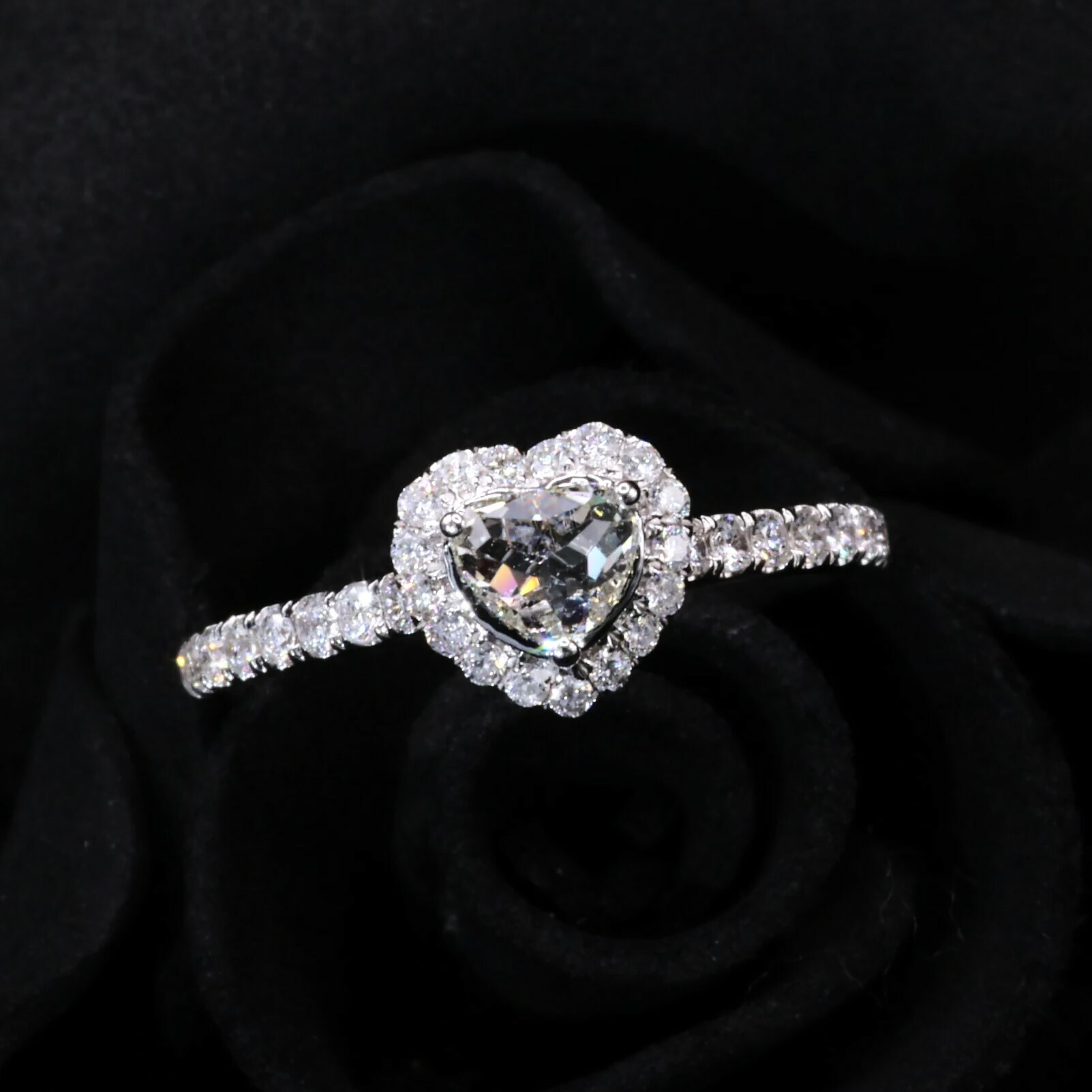 18K White Gold 0.57ct Diamond Ring