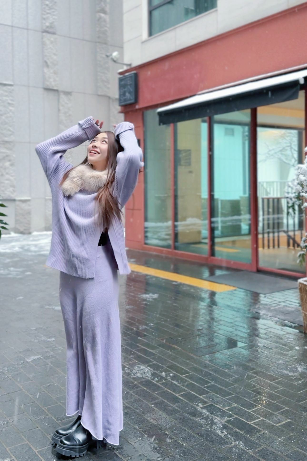 SET#6802🤍紙片長腿針織套裝