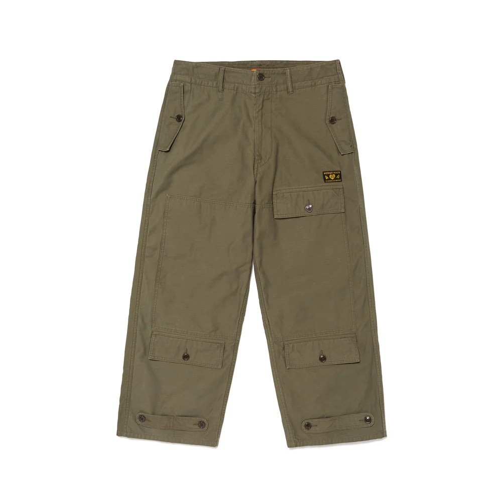 HUMAN MADE 2025 AIR FORCE PANTS - OLIVE PRE ORDER ITEM (預訂中)