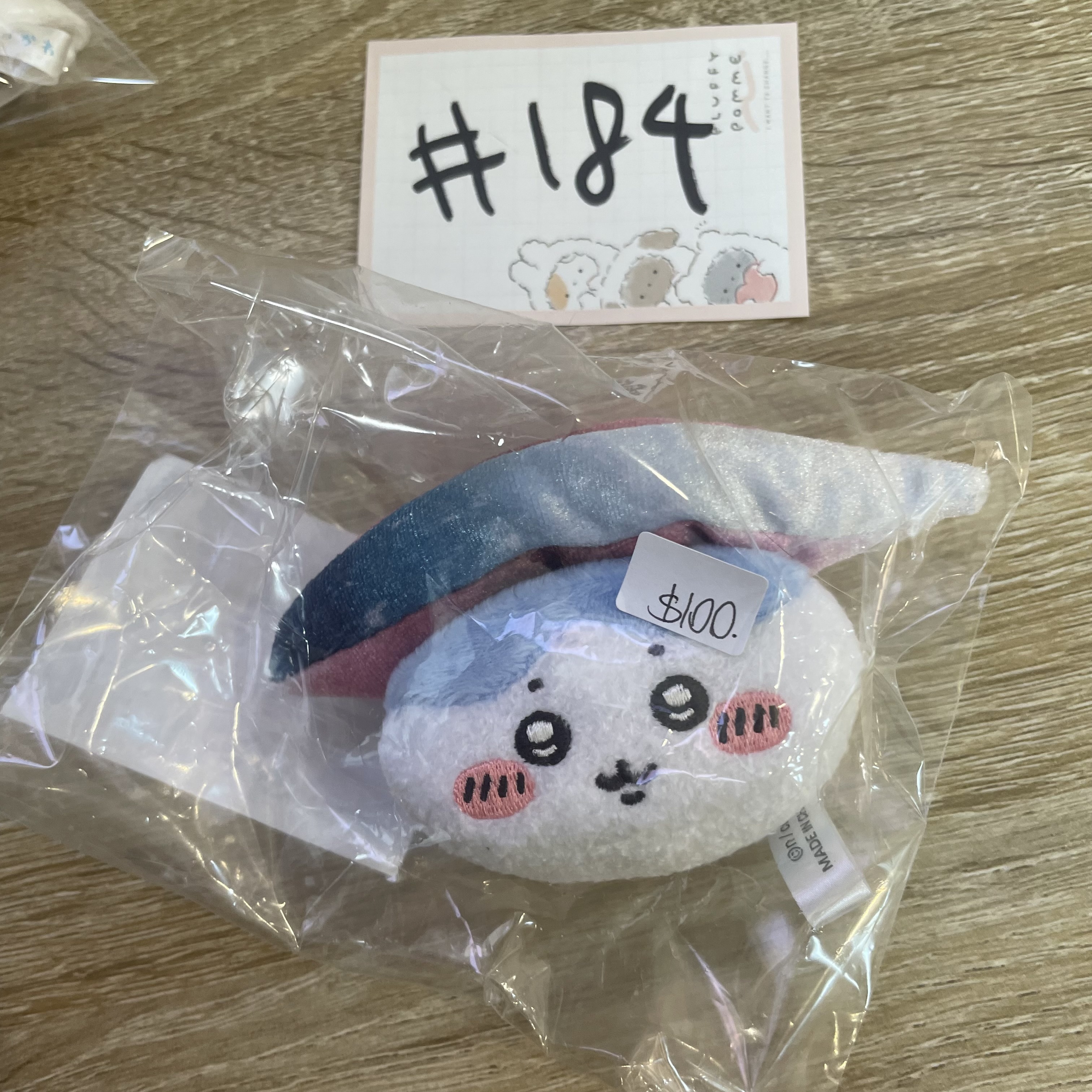 CHIIKAWA 八字貓 壽司 公仔#184