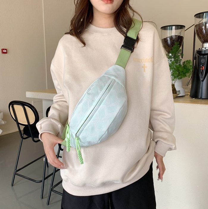 Japanese-Style INS Fresh Cute Sporty Korean-Style Crossbody Waist Bag