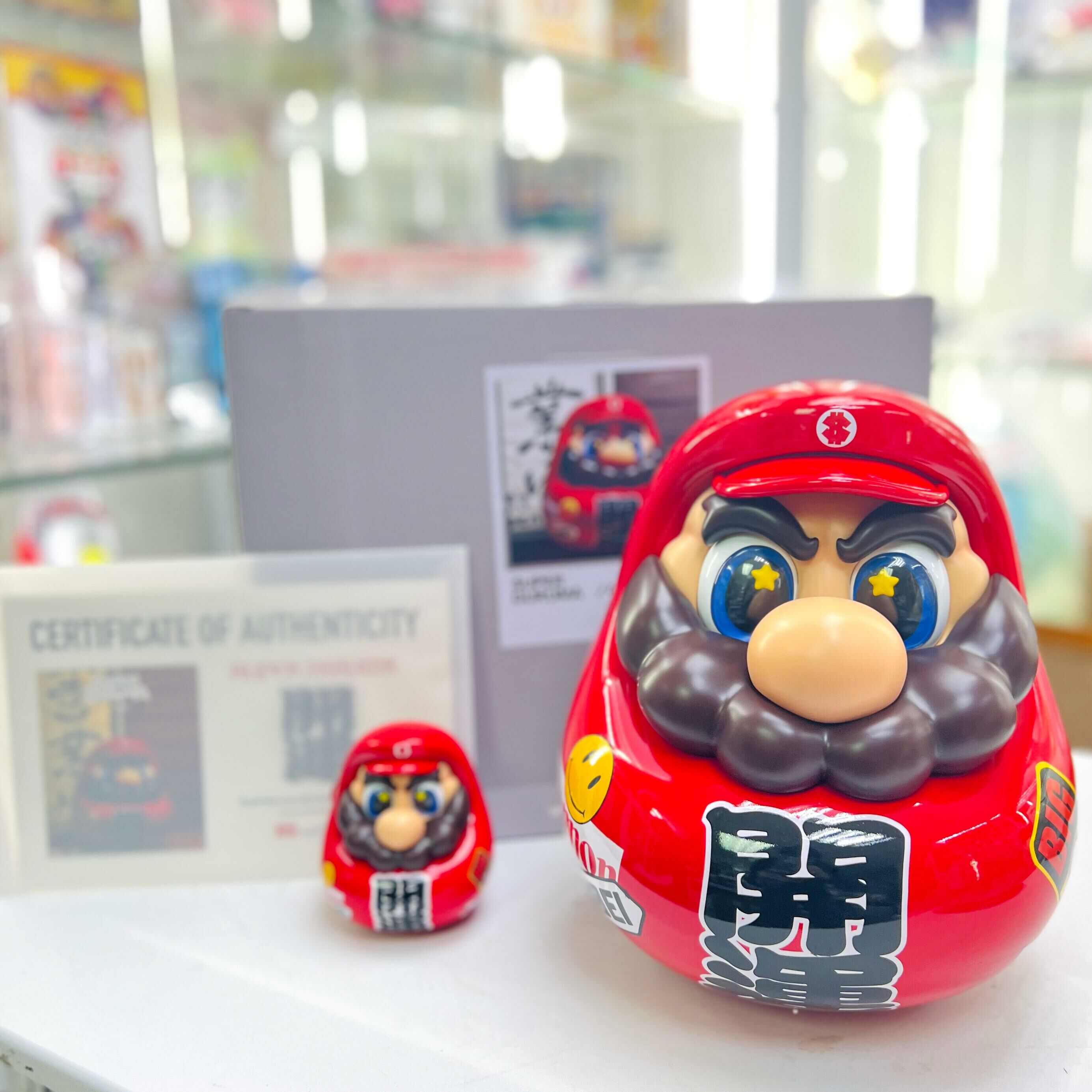 SENZII千紙×超級達摩SuperDaruma“開運”(25cm/9cm)