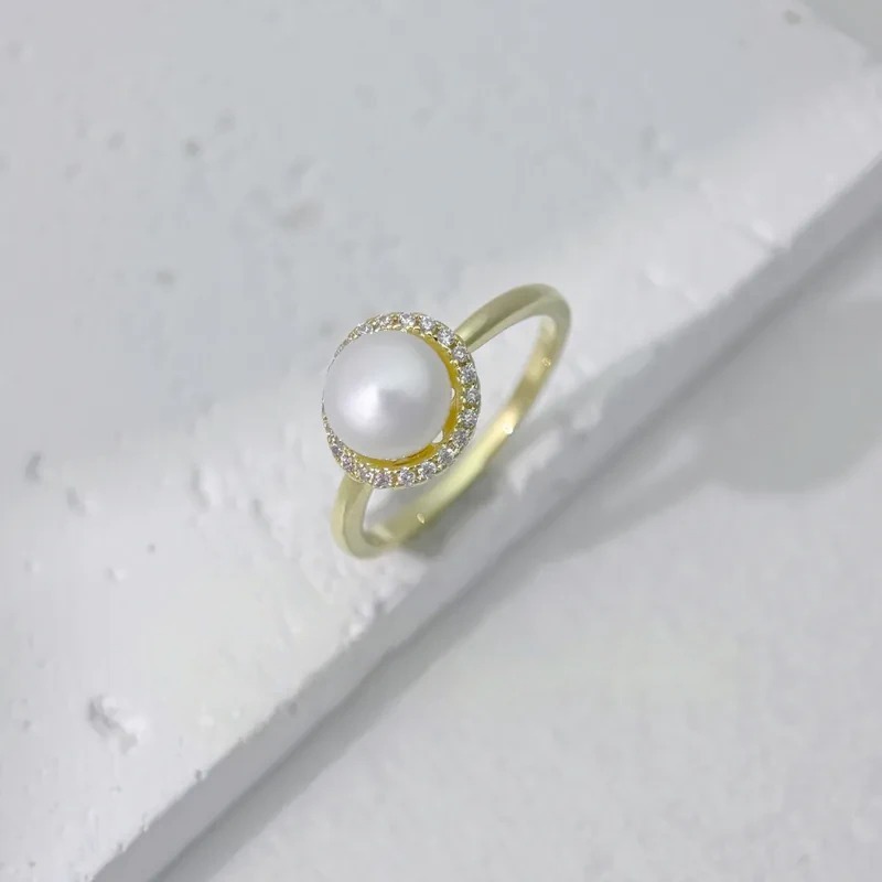 珍珠造型戒指
