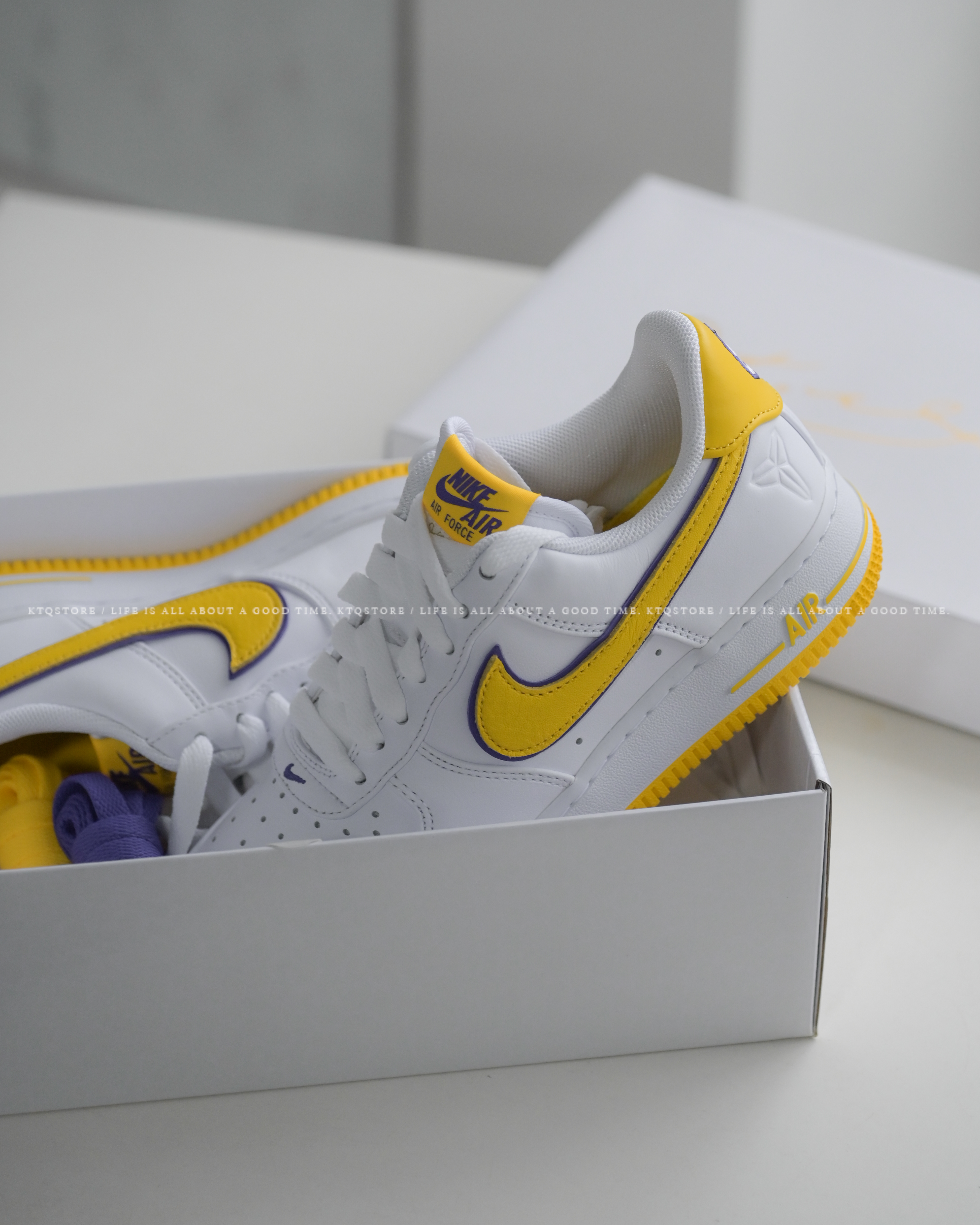 KTQ STORE ‧ Kobe Bryant x Nike Air Force 1 Low "Home" 湖人黃 FZ1151-100