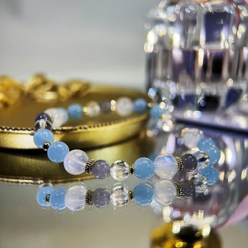 月夜藍海 水晶手串
