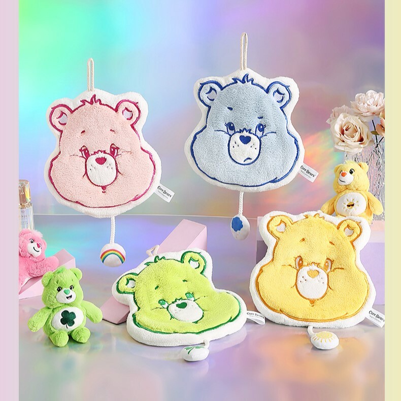 《5539》CareBears愛心小熊平面擦手巾