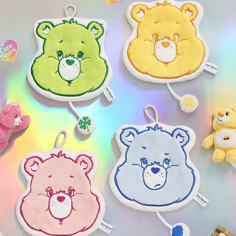 《5539》CareBears愛心小熊平面擦手巾