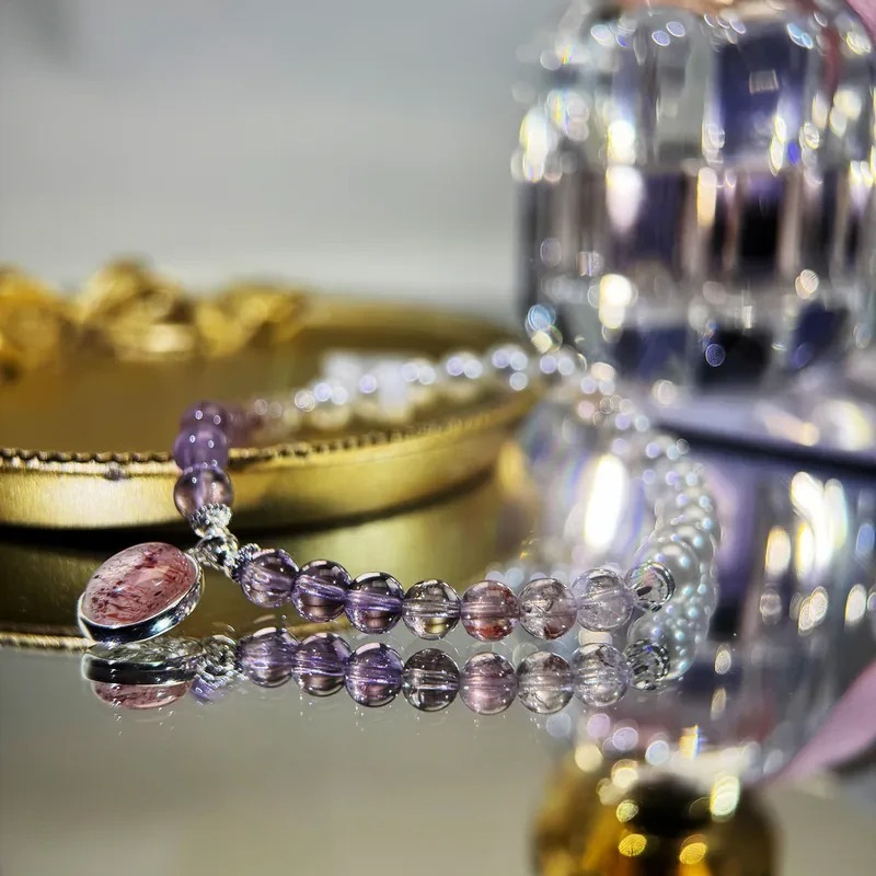 紫幻海珠 水晶手串