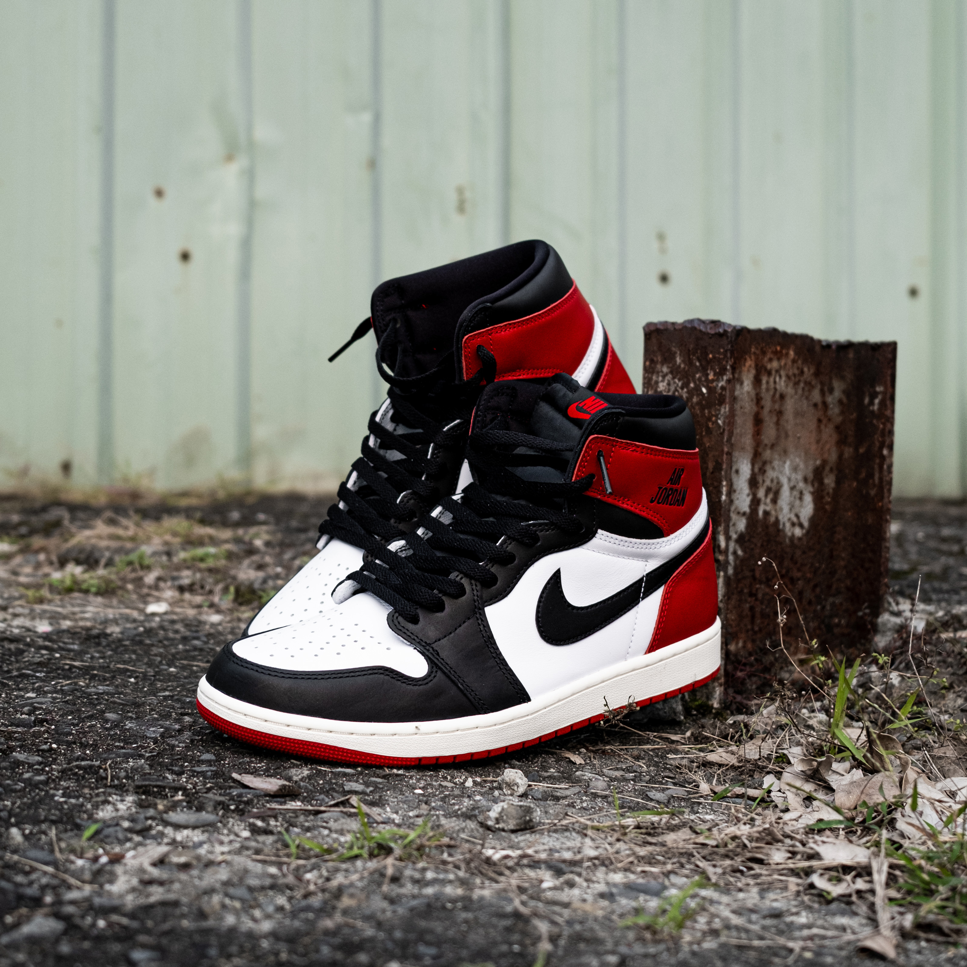 -(A14d)-AIR JORDAN 1 RETRO HIGH OG "BLACK TOE" 喬丹 黑紅 黑頭 - DZ5485 106