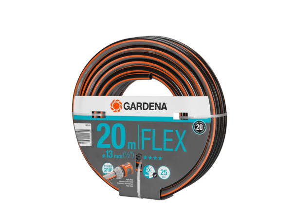 "GARDENA" 4分(13mmx20m)德國Comfort FLEX橙色花園喉(25BAR)-[18033-20]
