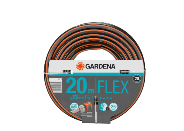 "GARDENA" 4分(13mmx20m)德國Comfort FLEX橙色花園喉(25BAR)-[18033-20]