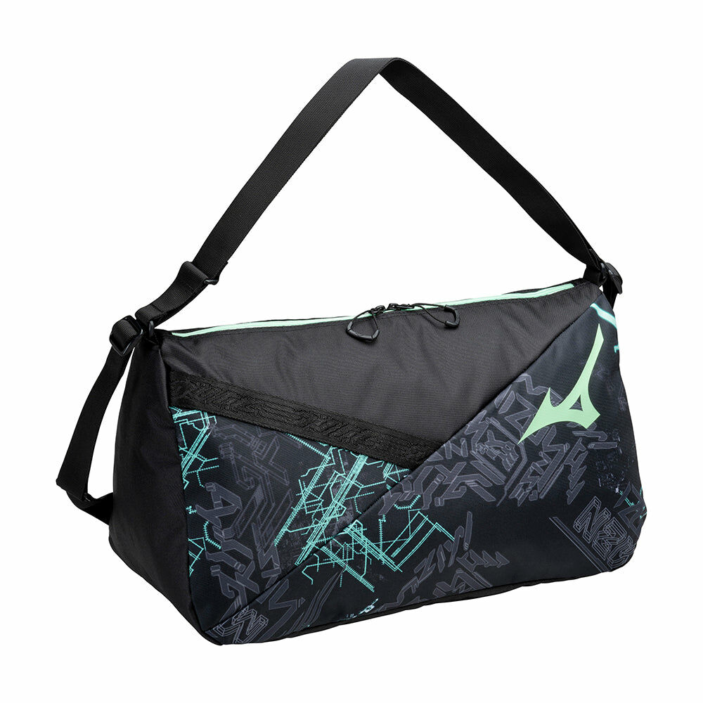 MIZUNO GB HOLDALL WASO 運動多用途袋 黑綠色