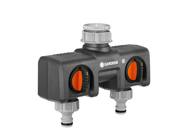 "GARDENA" 德國26.5-33.3mm(3/4"-1")兩頭水喉接咀(有制)(吸塑裝)(4個/盒)-[8193-20]