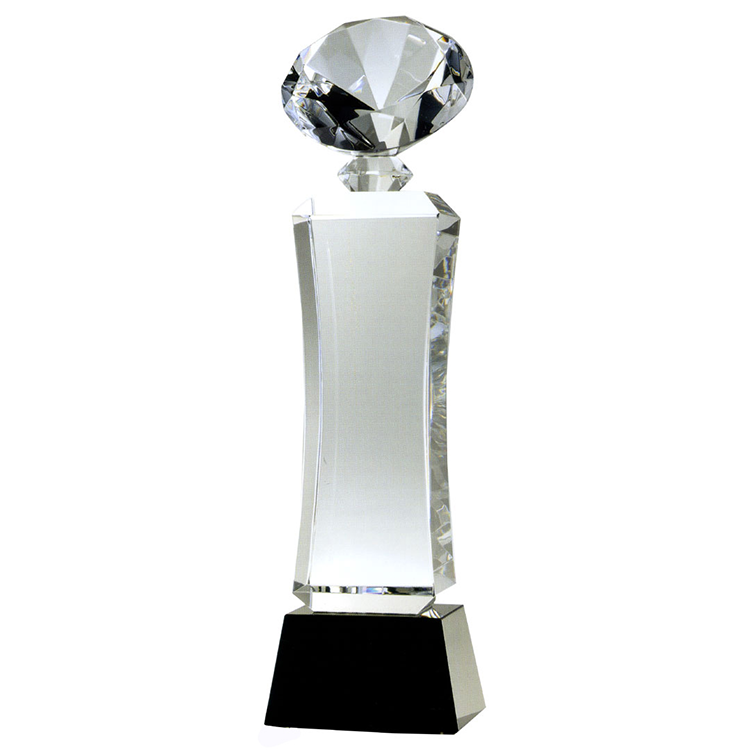 鹿港窯水晶獎座｜璀璨鑽石設計 展現卓越與永恆榮耀