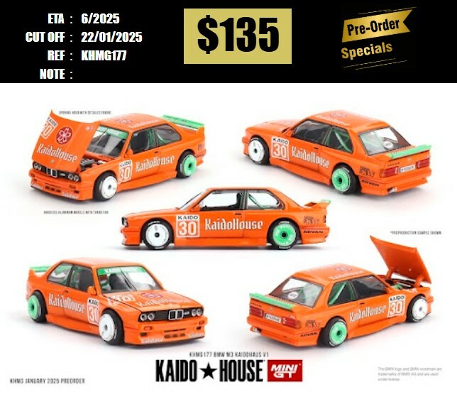 PO-$135 * MINI GT * 1:64 X KAIDO HOUSE KHMG177 BMW M3 KaidoHaus V1 [OD11/01]