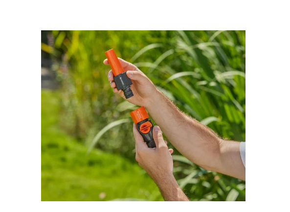 "GARDENA" 德國3/4" 截流吸輪(帶開關)(大流量水壓用)(吸塑挂裝)-[2819-20]