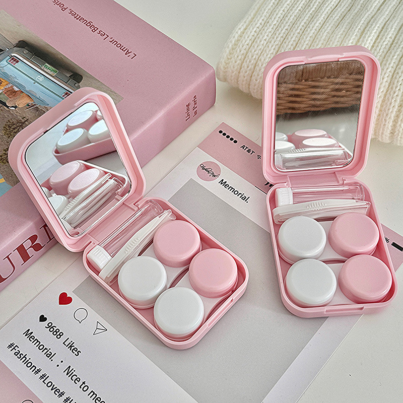 Fortune & Joy Pink Contact Lens Case