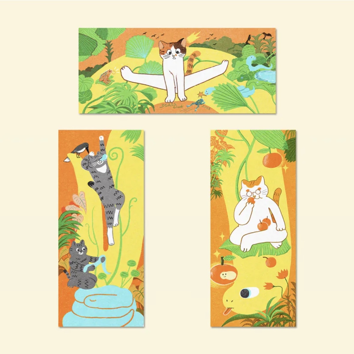 蛇年 煥然一新 3入春聯組｜三貓俱樂部