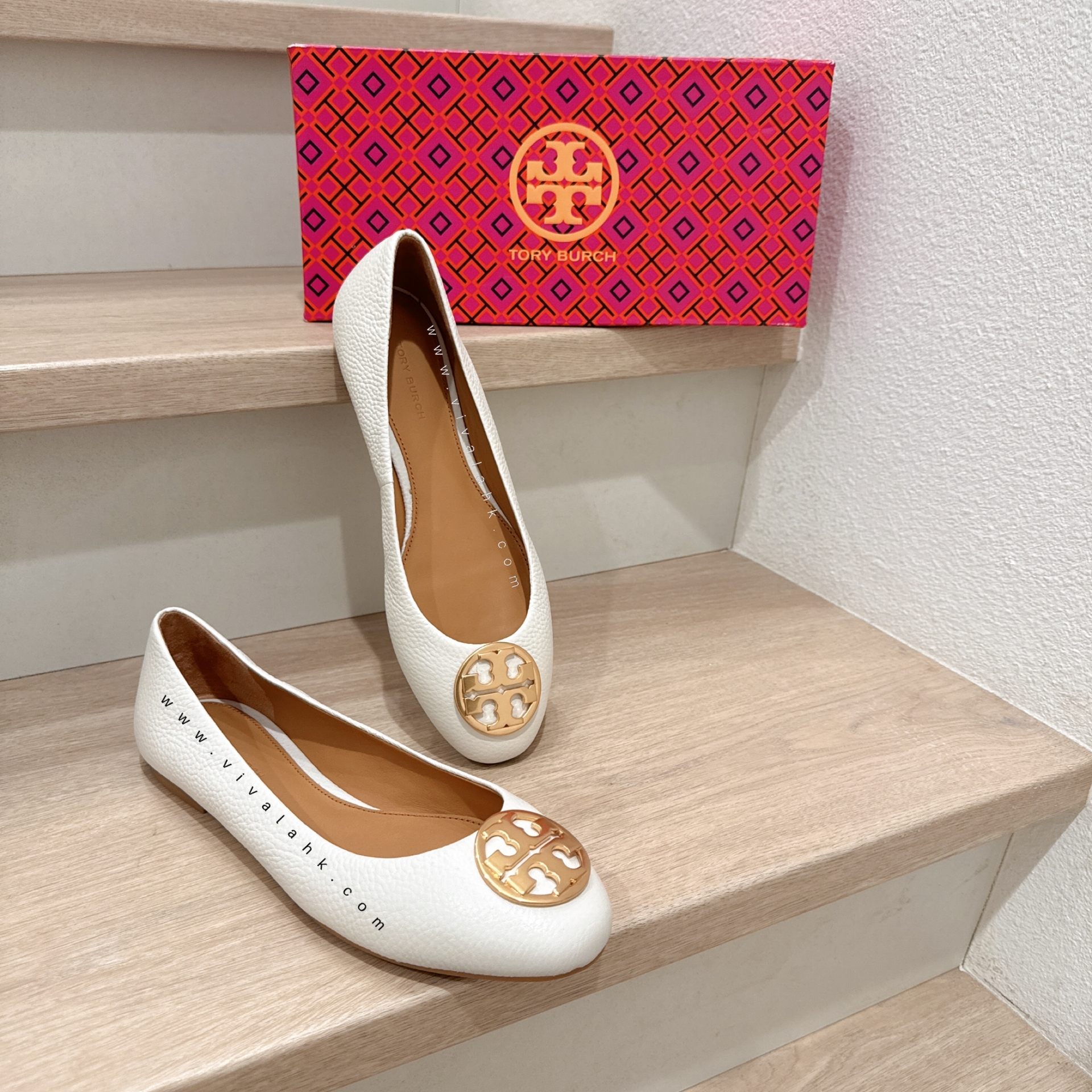 Tory Burch - Chelsea 平底皮鞋 (荔枝皮) (86319)