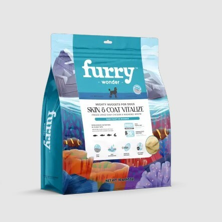 Furry Wonder 全年齡犬美毛護膚 主食凍乾 雞肉 + 鯖魚 16oz（狗脫水糧）