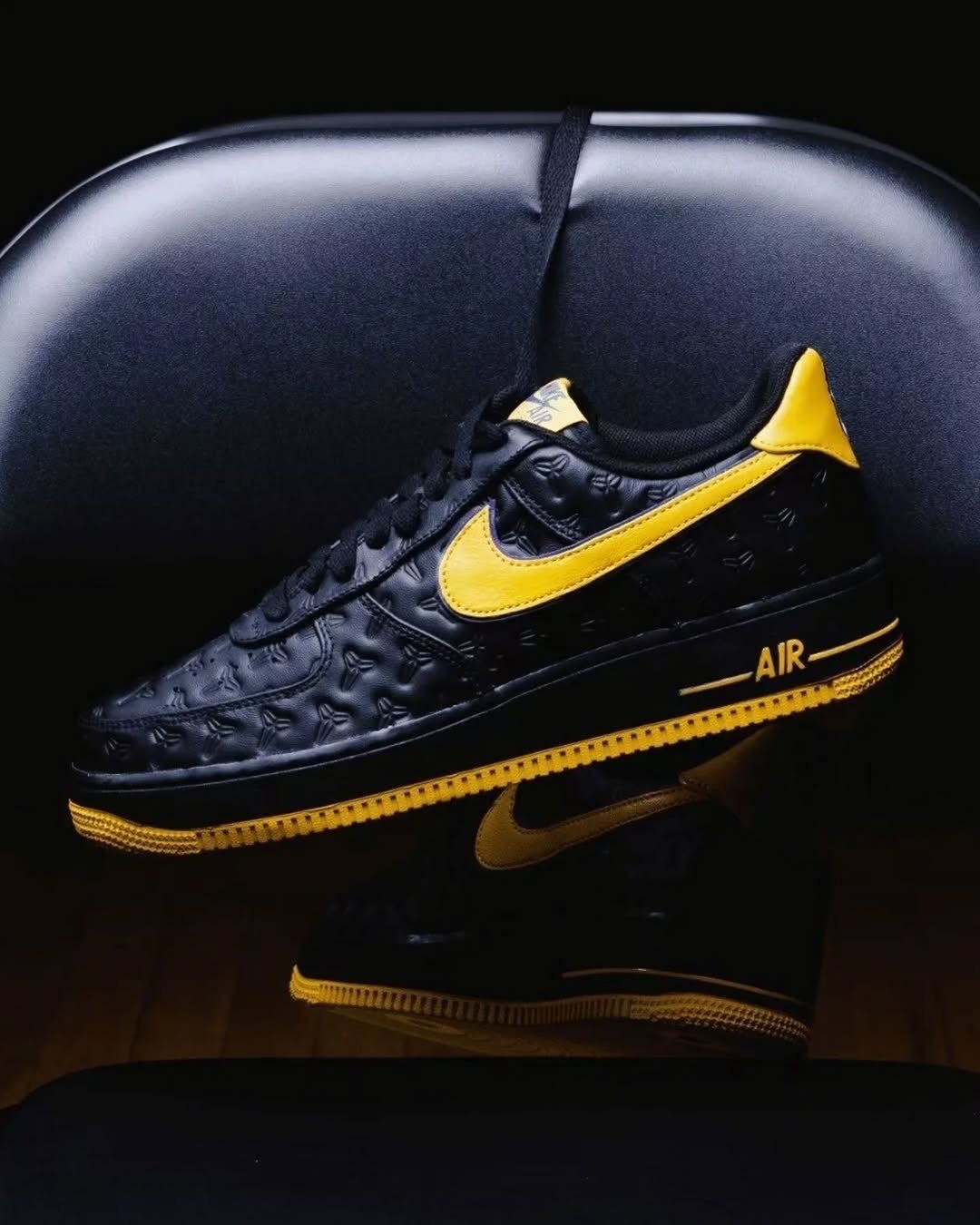 Kobe Bryant x Nike Air Force 1 Low KOBE FORCE 黑黃 全球限量8000雙 HV5122-001