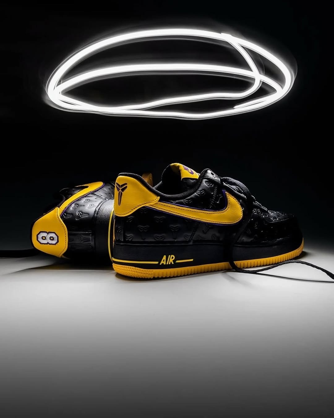 Kobe Bryant x Nike Air Force 1 Low KOBE FORCE 黑黃 全球限量8000雙 HV5122-001