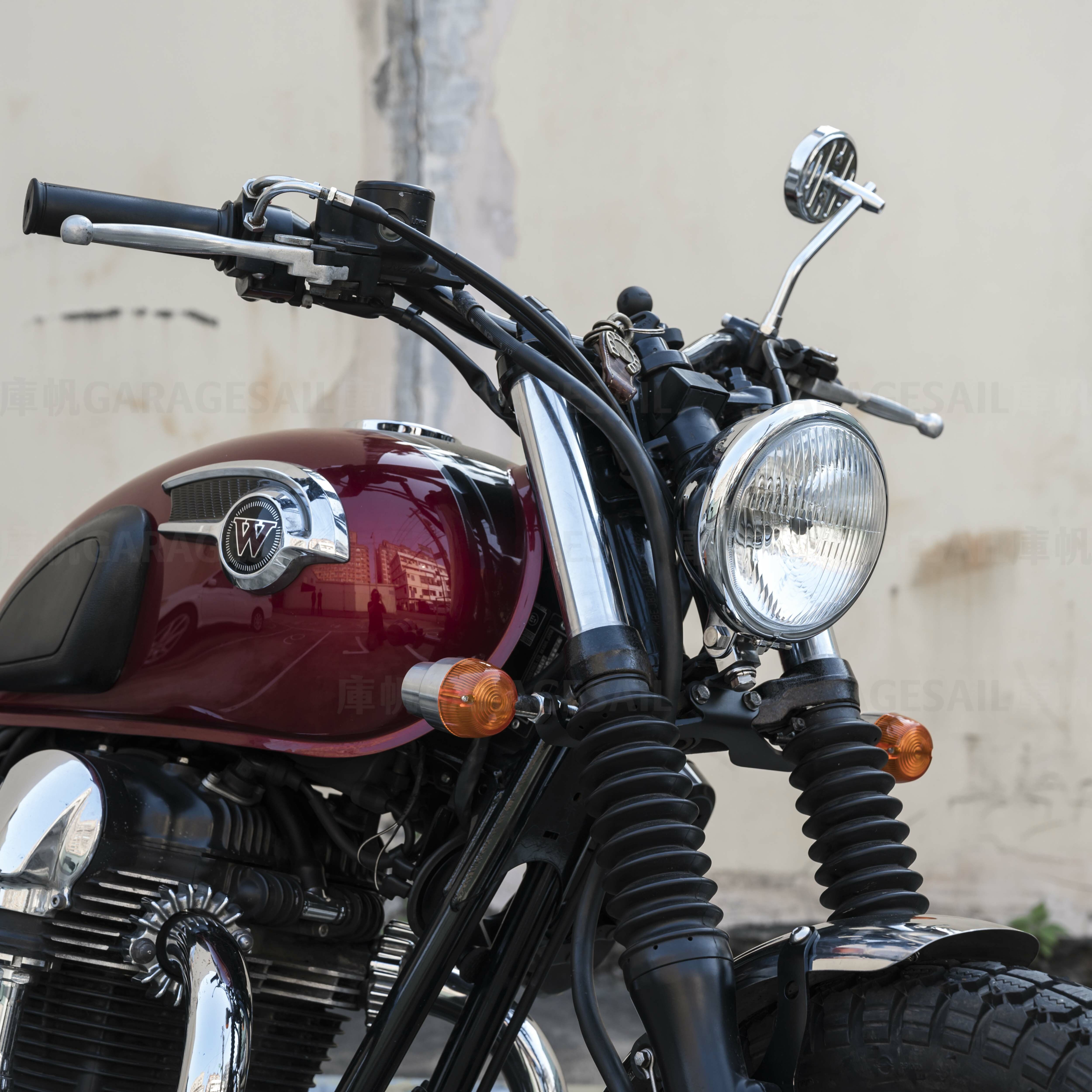 HideWork 川崎 W800專用 前方向燈支架