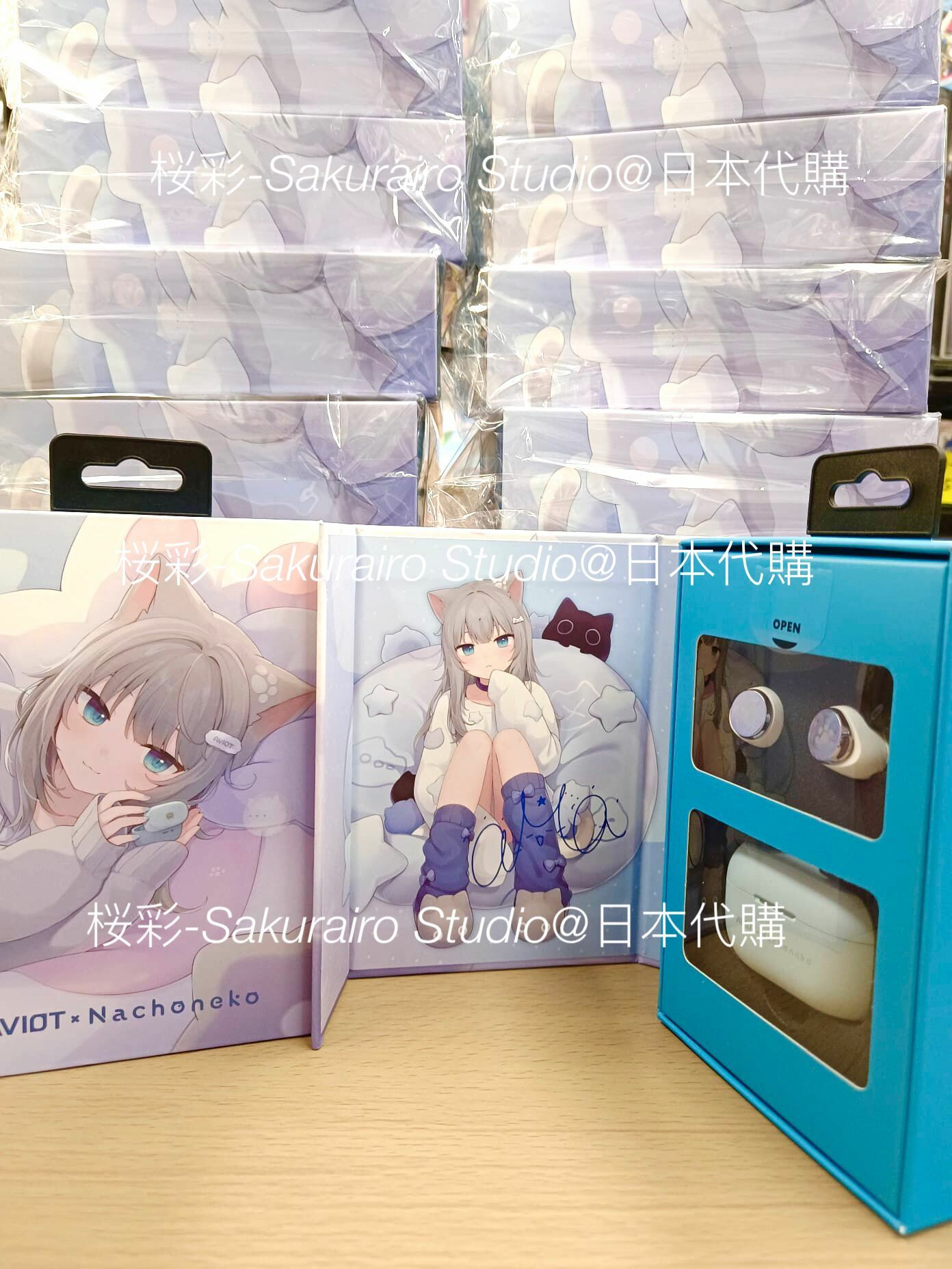 AVIOt Nachoneko 甘城なつき ワイヤレスイヤホン AVIOT】AVIOT ×『Nachoneko』コラボ完全ワイヤレスイヤホンが
