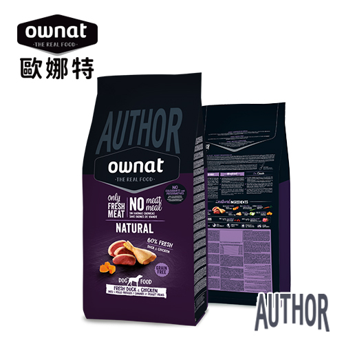 OWNAT歐娜特 -  全齡犬無穀靈活關節配方【新鮮鴨肉&雞肉】