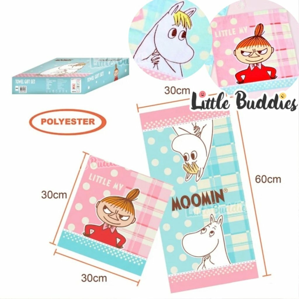 Moomin 姆明 方巾+長巾套裝禮盒 2條/套