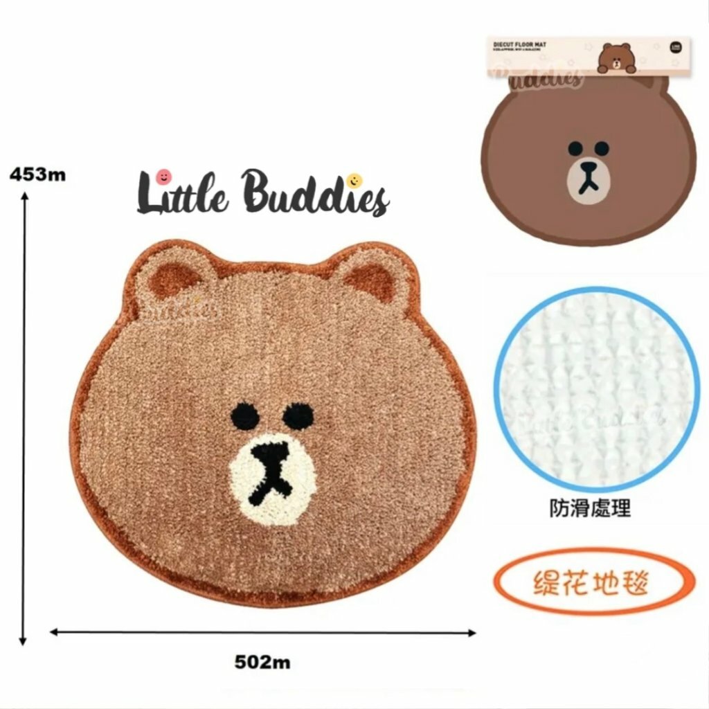 Line Brown 緹花地墊 地毯