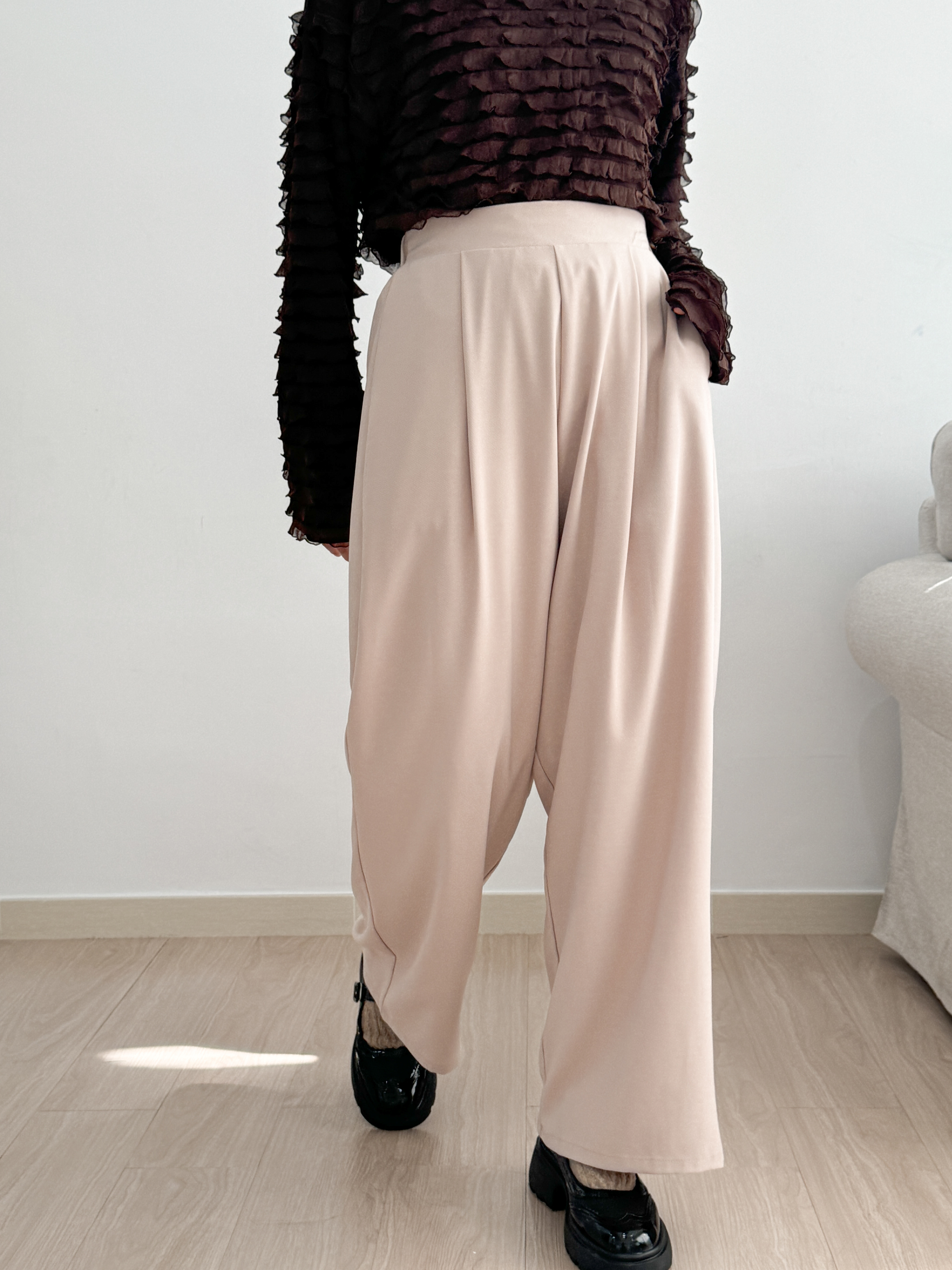 10051 ｜ 日常百搭寬鬆闊褲