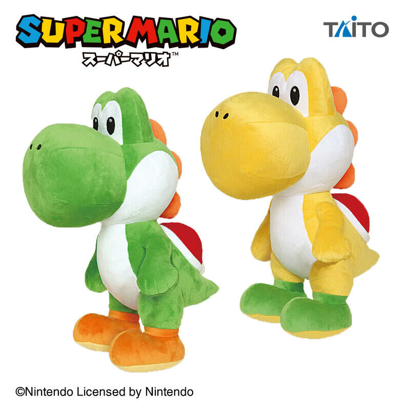 TAITO 代理版 超級瑪利歐 特大絨毛 耀西站姿 隨機出貨