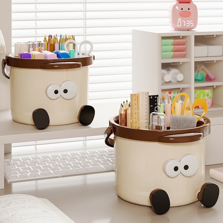 《5551》大眼睛手提文具分隔收納