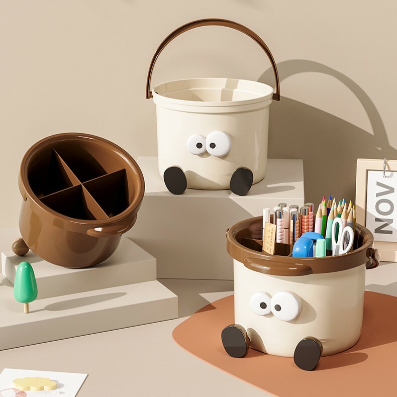 《5551》大眼睛手提文具分隔收納