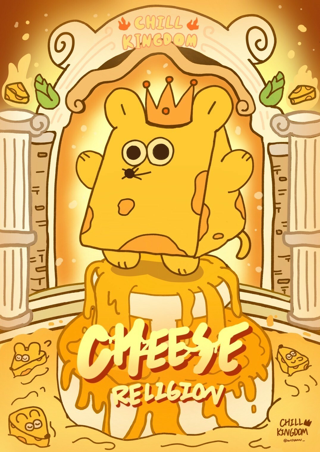 CHILL KINGDOM 海報－起司神教