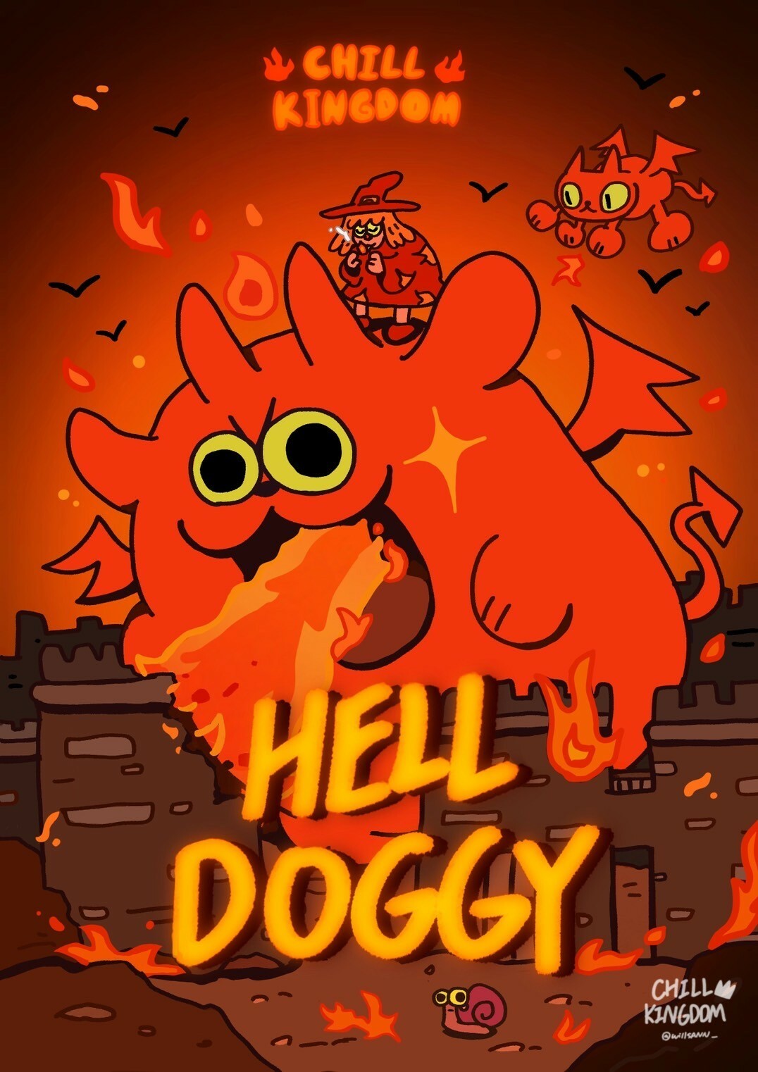 CHILL KINGDOM 海報－地獄狗狗